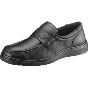 Airsoft - Instapper - Zwart - Glad Leer - Uitneembaar Leren Voetbed