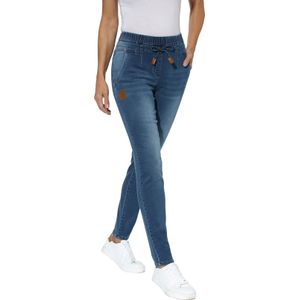 Dames Capri-jeans - Koraal - Casual - Verstevigde Band