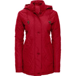 Classic Basics - Outdoorjack - Rood - Met Capuchon - Steekzakken - Ritssluiting