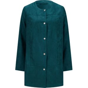 Dames - Lange Blazer - Petrol