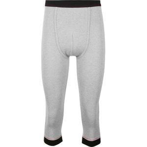 Heren 3/4-onderbroek in grijs gemêleerd