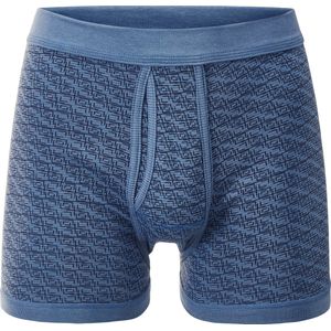 Lichtblauw Gedessineerd - Boxershort - 75% Katoen, 25% Polyester