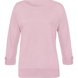 Pullover met 3/4-mouwen in roze