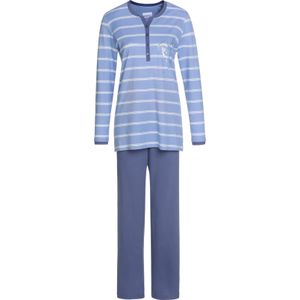 Dames Pyjama in blauw geprint