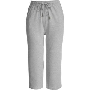 Capri Broek - Grijs - Katoen/Elastaan/Polyester - 3/4-lengte
