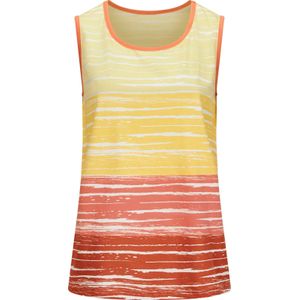 Shirttop - Papaja/Citroen Gedessineerd - Katoen - Mouwloos