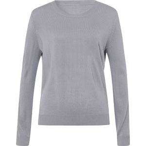 Pullover - Grijs Mêlee - 100% Polyacryl - Lange Mouwen