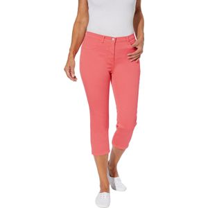 Koraal - Driekwartbroek - Katoen - Iets Lager Taillehoogte