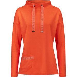 Dames Sweatshirt in oranje