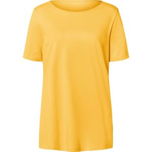 Lang shirt in geel