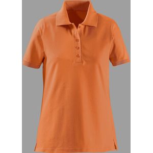 Dames Poloshirt in mandarijn