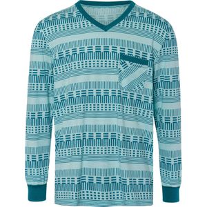 Pyjama - Grafisch Patroon - Effen - Single-Jersey - Comfortabel