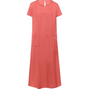 A-lijn Jurk - Koraal - 100% Polyester