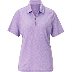 Poloshirt - Lila Mêlee - 50% Katoen, 45% Polyester, 5% Viscose