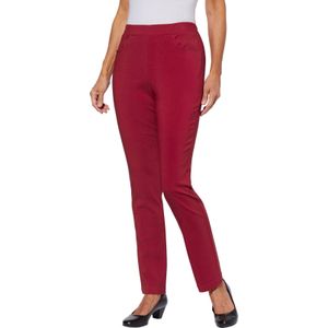 Stretchbroeken - Kers - 77% Viscose 20% Polyamide 3%