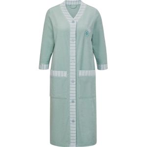 Feel Good - Badjas - Contrastrijk - Katoen - V-hals - 3/4-mouwen