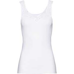 conta - Hemd - Wit - Mouwloos - V-hals - 100% Katoen - 2 Stuks