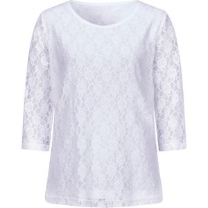 T-shirt - Wit - 100% Polyamide