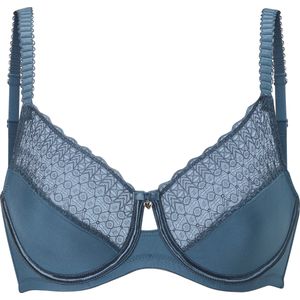 Dames Body met beugel in rookblauw