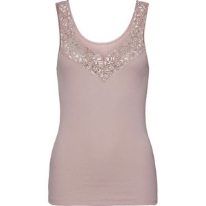 Wäschepur - Dames Hemd - Taupe - Fijnrib