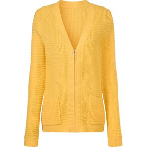 Dames Cardigan in geel