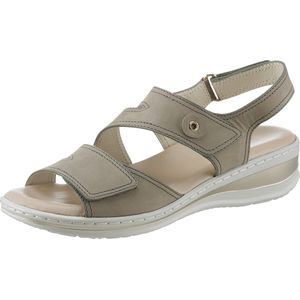 Riet - Sandalen - Suèdeleer - Klittenbandsluiting - Breed