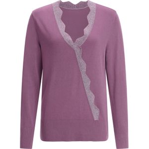 Dames Pullover met lange mouwen in violet