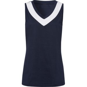 Marine - Tanktop - 100% Katoen - Mouwloos - V-hals