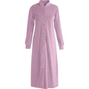 Badjas - Bruinroze - Katoen - Lang Model met Steekzakken