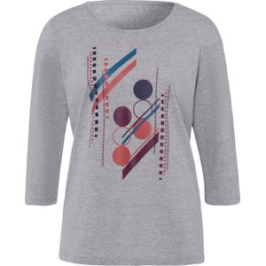 Grijs Mêlee/Topaas - Longsleeve - 50% Katoen, 50% Polyester