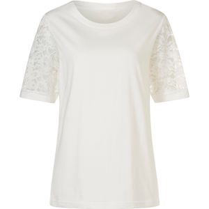 Dames Kanten shirt in ecru