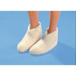 Pantoffels - Ecru - Textiel