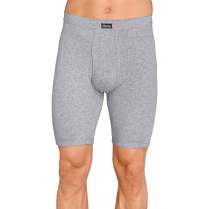 Boxershorts - Grijs - 100% Katoen - Dubbele Boord
