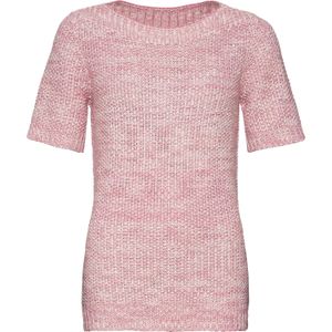 Pullover met korte mouwen in roze