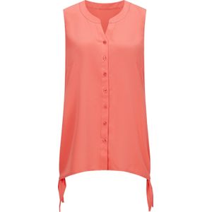 Dames Mouwloze blouse in koraal
