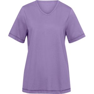 Dames Shirt met korte mouwen in lavendel