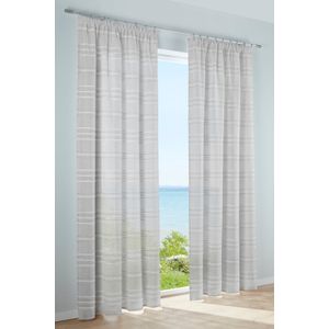 Decoratieve vitrage in naturel