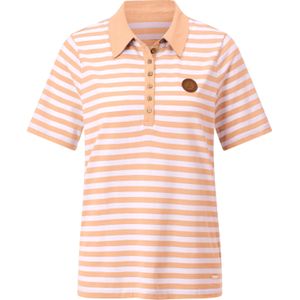 Poloshirt - Streepjesdessin - Effen Polokraag - Korte Mouwen - OCS-gecertificeerd