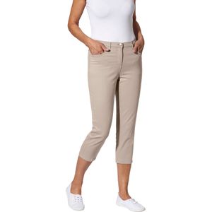 Dames 3/4-jeans in sesam