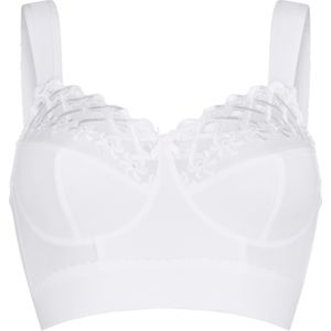 Bralette - Wit - 85% Polyamide, 10% Elastaan, 5% Viscose - Zonder Beugels
