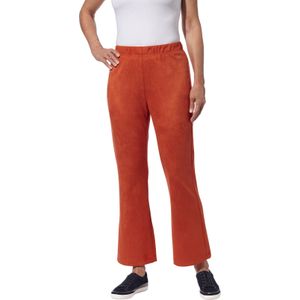 Dames Bootcut broek in roestrood