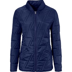 Winterjassen - Marine - 100% Polyester - Lange Mouwen - Ritssluiting
