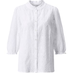Dames Katoenen blouse in wit