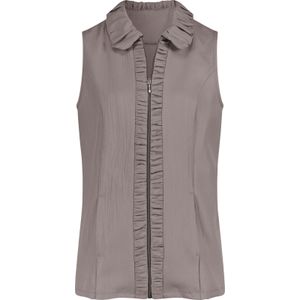 Dames Gilet in taupe