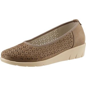 Dames ballerina in camel