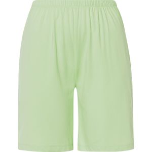 Dames shortama in resedagroen geprint