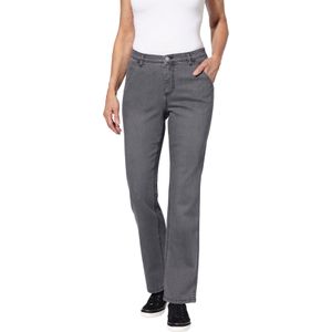 Dames jeans in grey-denim
