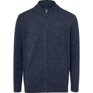 Heren Vest in rookblauw gemêleerd