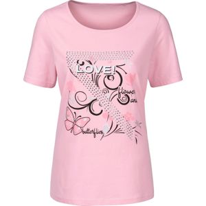 Dames T-shirt in roze