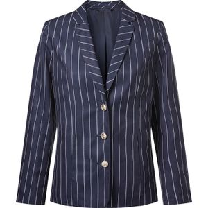 Dames Blazer in marine/wit gestreept